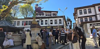 Safranbolu'da hafta sonu ziyaretçi yoğunluğu yaşanıyor