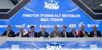 SAHA 2026'da 'TRMOTOR TF35000 Alt Sistemler İmza Töreni' düzenlendi