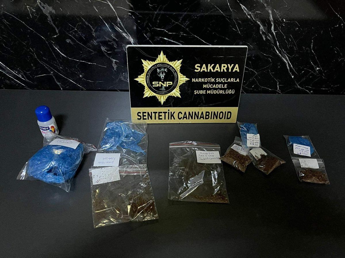 Sakarya'da uyuşturucu operasyonunda 2 zanlı tutuklandı