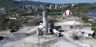 Salıpazarı'nda mahalle yolları betonla yenileniyor