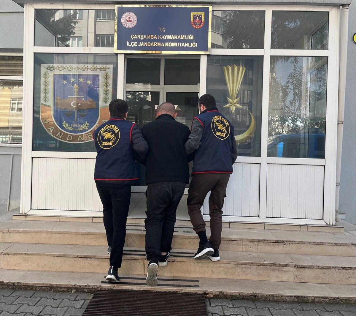 Samsun'da 14 yıl 3 ay hapis cezası bulunan hükümlü yakalandı