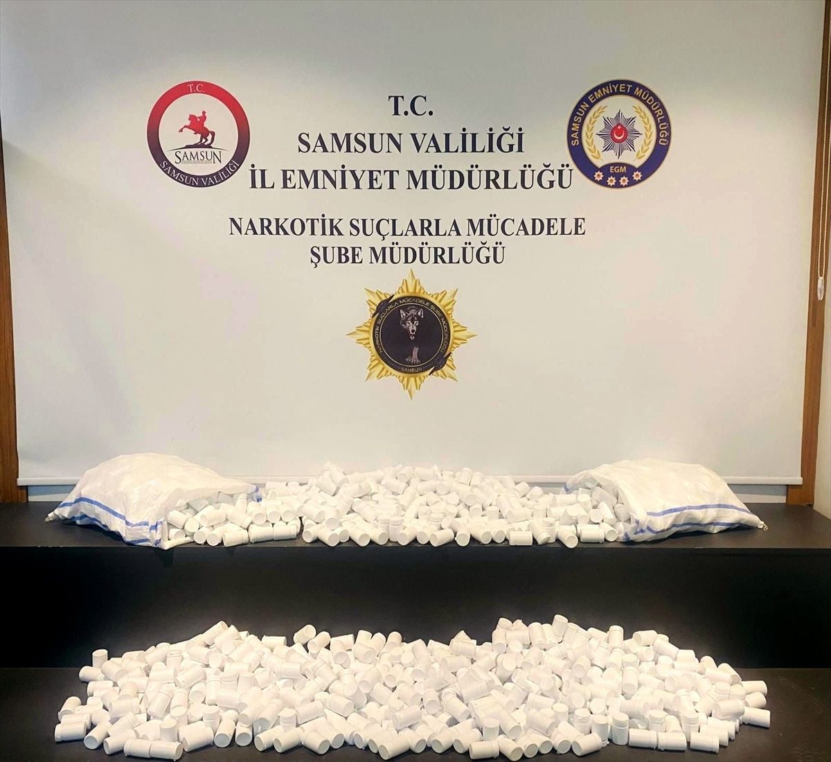 Samsun'da 51 bin 800 uyuşturucu hap ele geçirildi