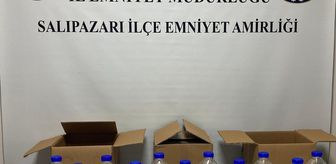 Samsun'da 60 litre etil alkol ele geçirildi