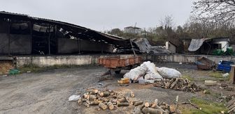 Samsun'da depoda çıkan yangın söndürüldü