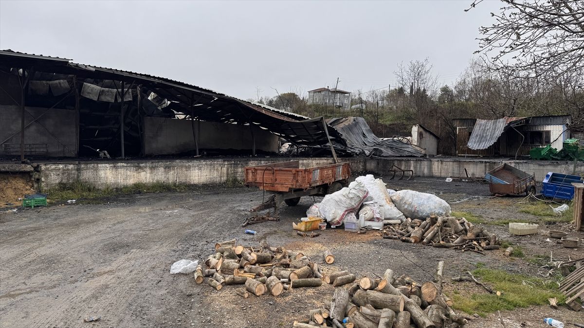 Samsun'da depoda çıkan yangın söndürüldü
