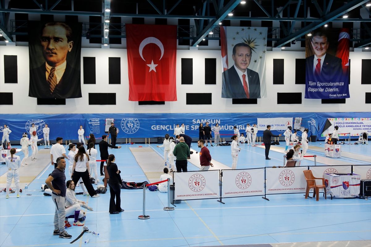Samsun'da Eskrim Türkiye Şampiyonası sona erdi