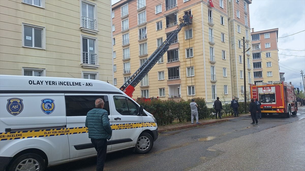 Samsun'da evde çıkan yangında yaralanan kişi hastaneye kaldırıldı