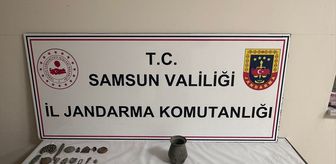 Samsun'da tarihi eser operasyonunda 2 zanlı yakalandı
