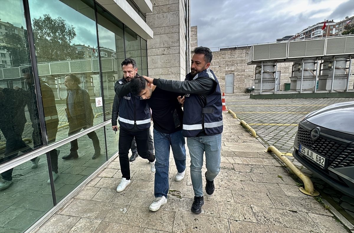 Samsun'da tartıştığı arkadaşını öldüren zanlı, adliyede