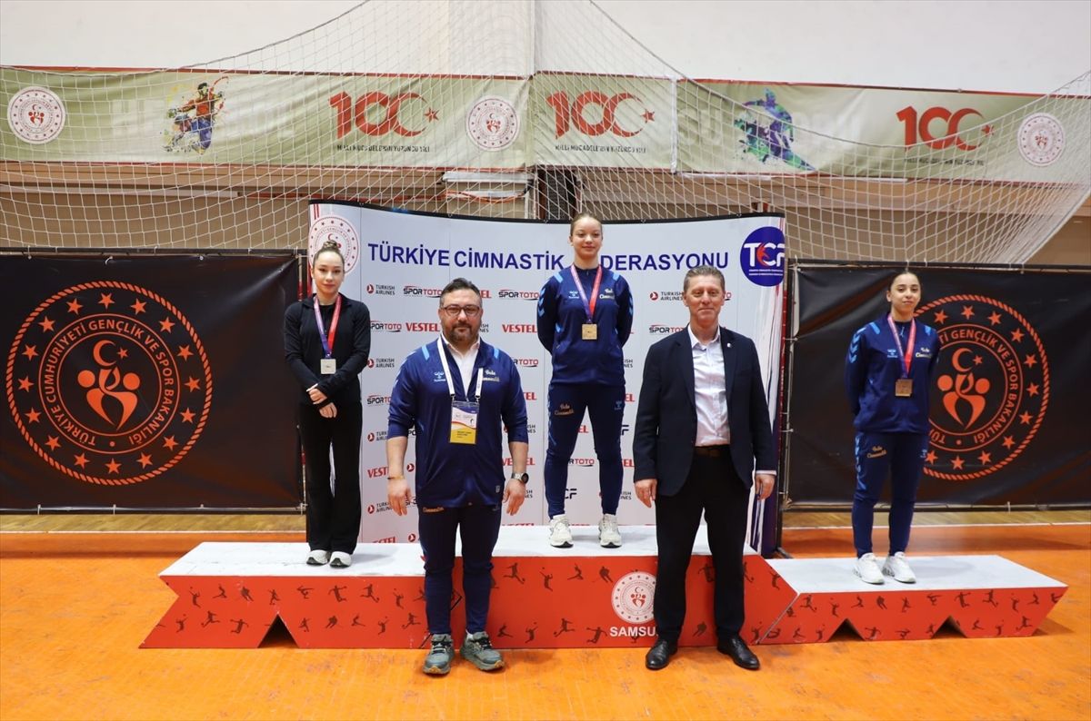 Samsun'da Trambolin Türkiye Şampiyonası sona erdi