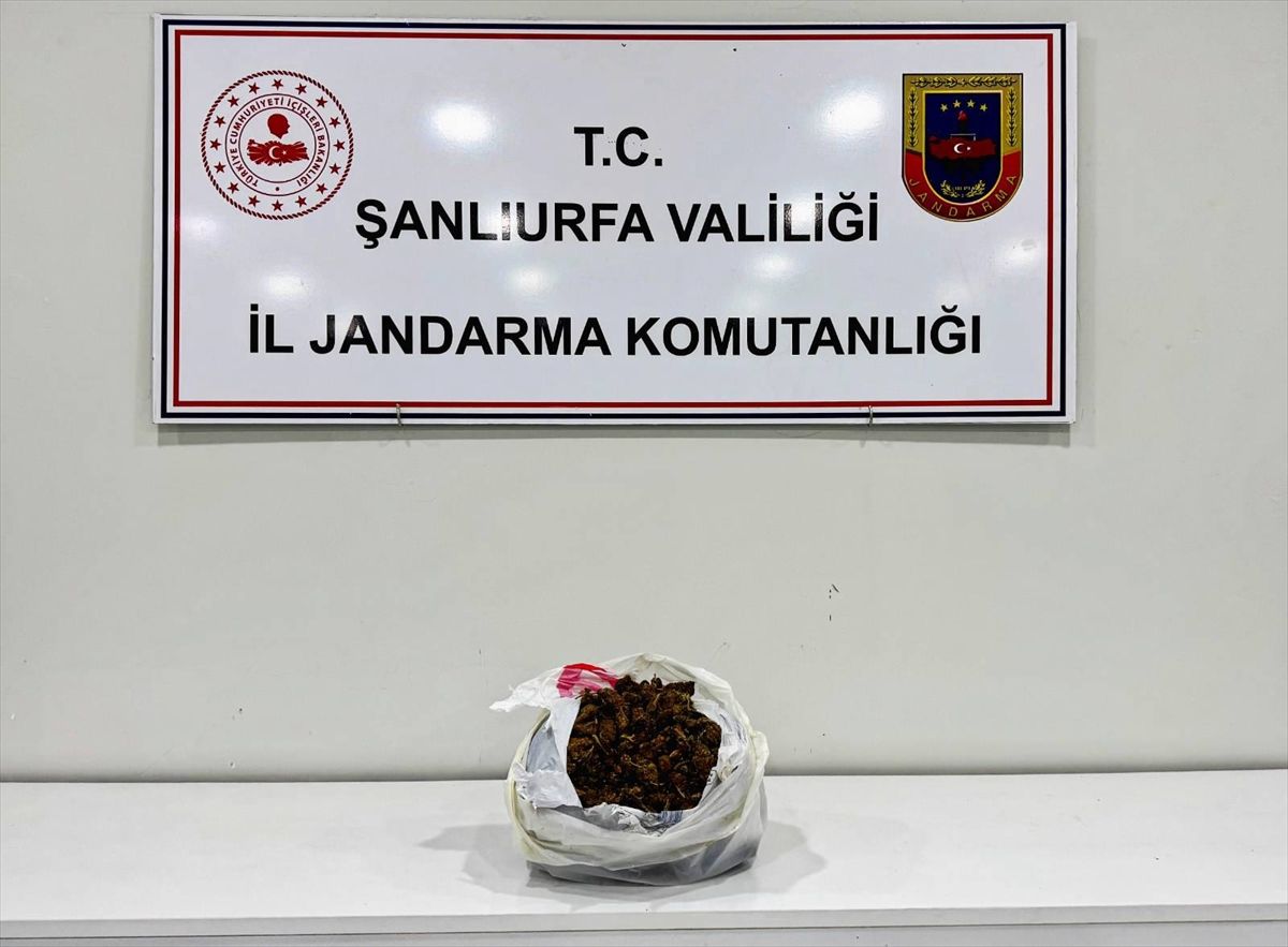 Şanlıurfa'da araçta 1 kilogram uyuşturucuyla yakalanan 2 şüpheli gözaltına alındı