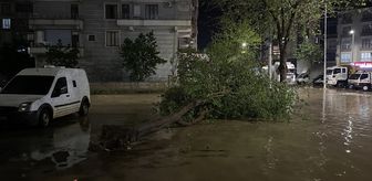 Şanlıurfa'da sağanak, fırtına ve dolu hayatı olumsuz etkiledi