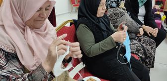 Sarıoğlan'da kadınlara yönelik 'örgü günleri' etkinliği düzenlendi