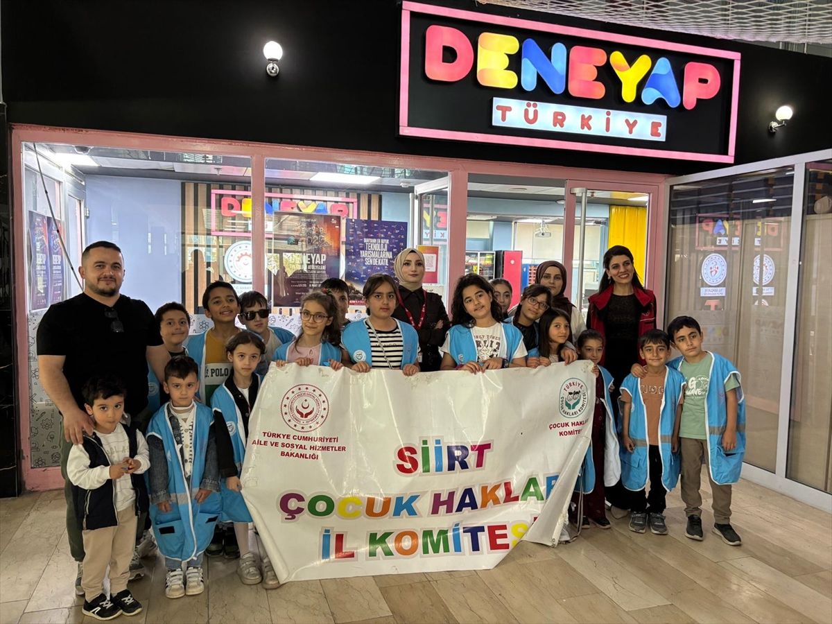 Siirt'te Çocuk Hakları Komitesi üyeleri, Deneyap Teknoloji Atölyesi'ni ziyaret etti