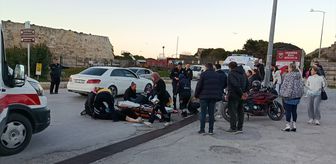 Sinop'ta 3 motosikletin karıştığı kazada 3 kişi yaralandı