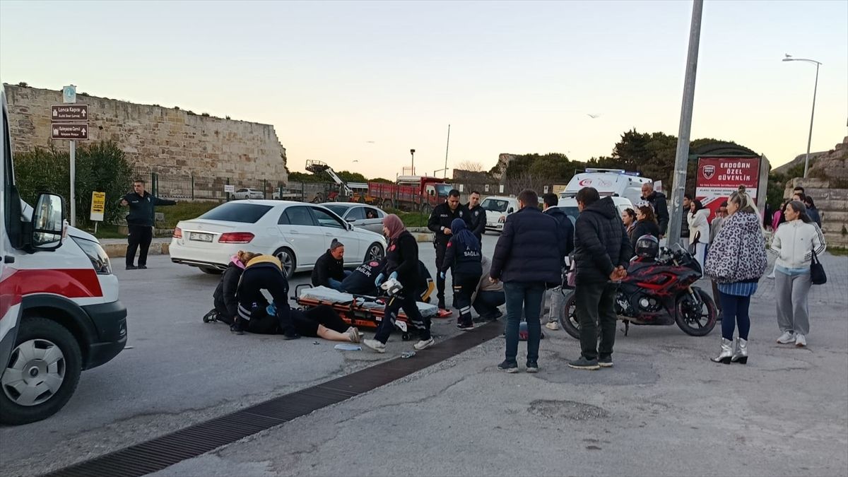Sinop'ta 3 motosikletin karıştığı kazada 3 kişi yaralandı