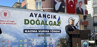 Sinop'ta doğal gaz yatırımları için tören düzenlendi
