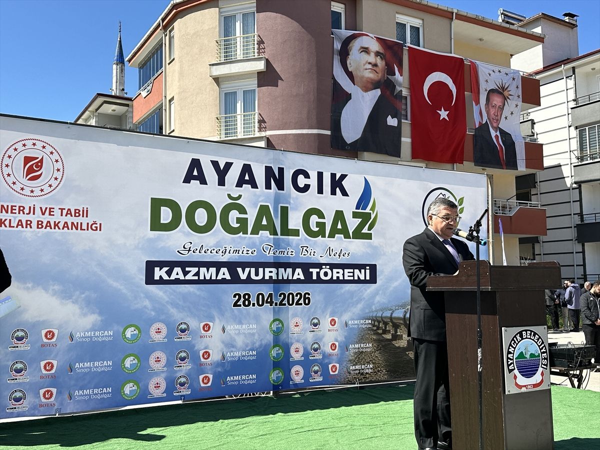 Sinop'ta doğal gaz yatırımları için tören düzenlendi