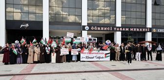 Sinop'ta İsrail'in Filistinli esirleri hedef alan 'idam yasası' protesto edildi