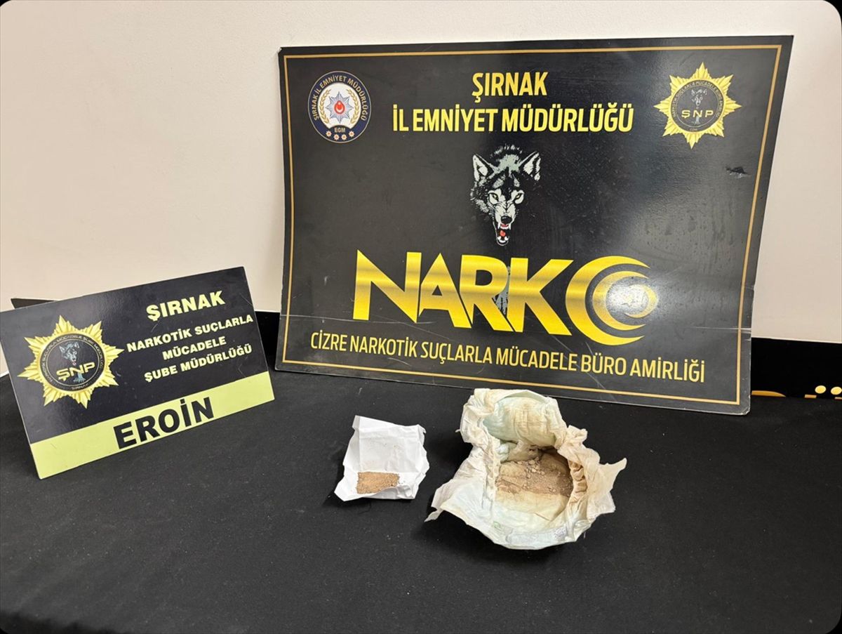 Cizre'de Çocuk Bezi İçine Gizlenmiş Eroin Ele Geçirildi