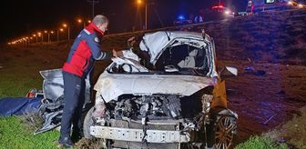 Şırnak'ta devrilen hafif ticari araçtaki 1 kişi öldü, 1 kişi yaralandı