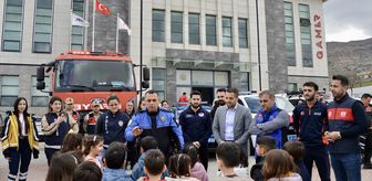 Şırnak'ta minik öğrenciler 112 Acil Çağrı Merkezini ziyaret etti