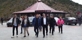TUREB üyeleri Torul'daki Cam Seyir Terasını ziyaret etti