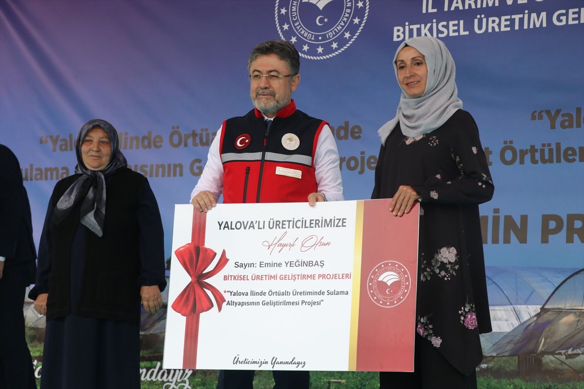 Tarım ve Orman Bakanı Yumaklı, Bitkisel Üretimi Geliştirme Projeleri Temin Töreni'nde konuştu Açıklaması