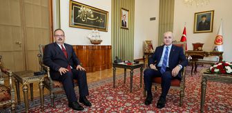 TBMM Başkanı Kurtulmuş, Ankara Valisi Canbolat'ı kabul etti