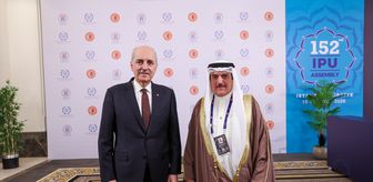 TBMM Başkanı Kurtulmuş, Bahreyn Temsilciler Meclisi Başkanı Al Musalam ile görüştü