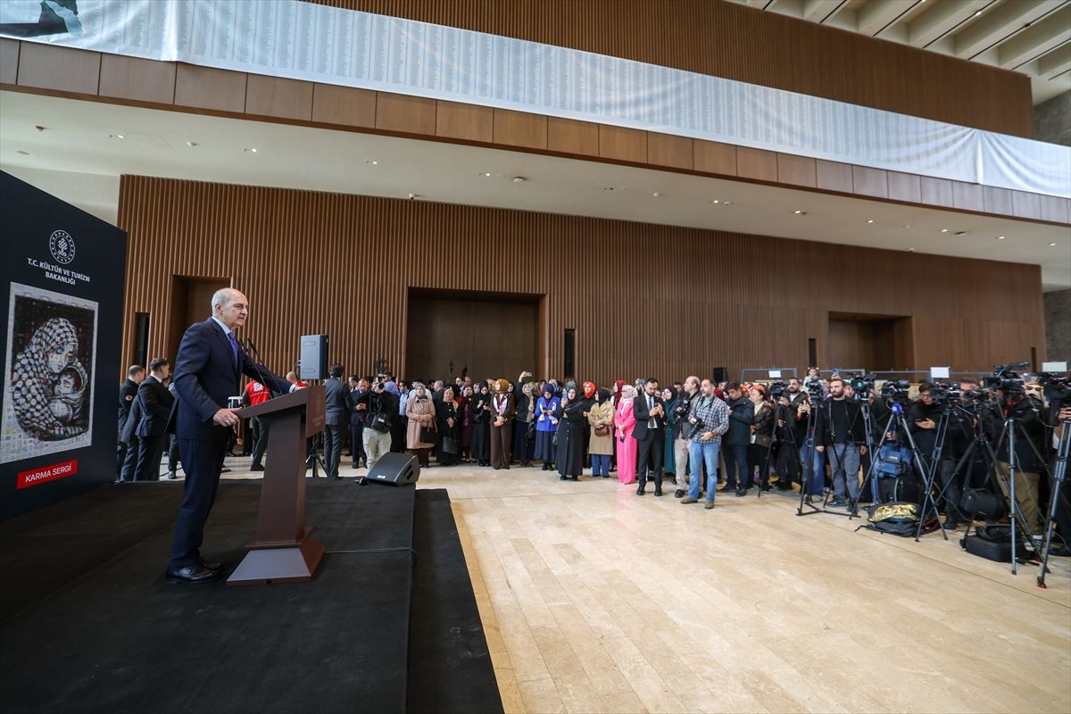 TBMM Başkanı Kurtulmuş, "Hilal'in Işığında Karma Sanat Sergisi" programında konuştu Açıklaması