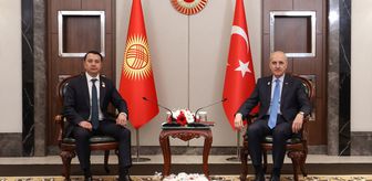 TBMM Başkanı Kurtulmuş, Kırgızistan Jogorku Keneş Başkanı Mamataliyev ile görüştü