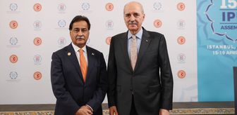 TBMM Başkanı Kurtulmuş, Pakistan Ulusal Meclisi Başkanı Sadık ile görüştü
