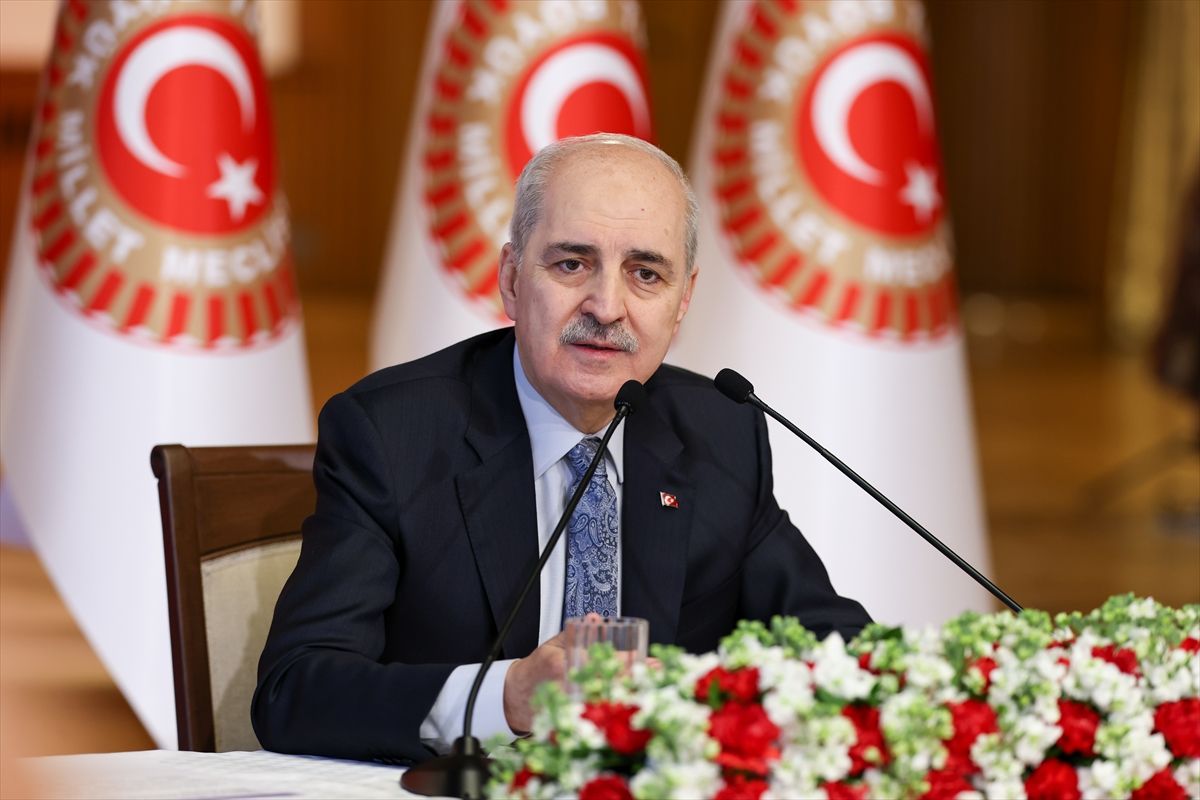 TBMM Başkanı Kurtulmuş, parlamento muhabirleriyle bir araya geldi Açıklaması