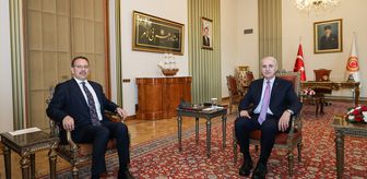 TBMM Başkanı Kurtulmuş, Sayıştay Başkanı Yener'i kabul etti
