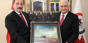 TDT Aksakallar Konseyi Başkanı Yıldırım, Samsun'da ziyaretlerde bulundu