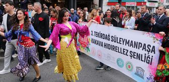 Tekirdağ'da '3. Süleymanpaşa Kakava Hıdrellez Şenliği' başladı
