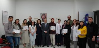 Tekirdağ'da anne adayları gebe okulunda eğitim aldı