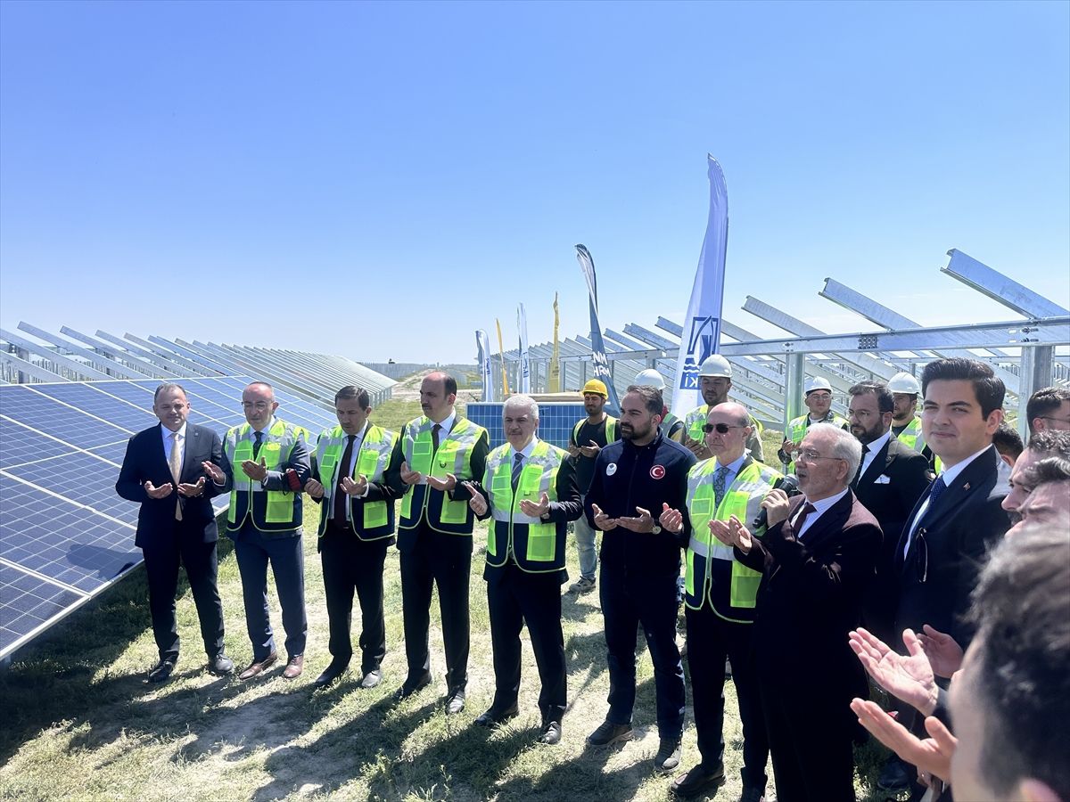 Konya'da yeni güneş enerjisi santralinin başlangıç programı yapıldı