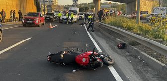 Tekirdağ'da motosikletin bariyerlere çarptığı kazada 1 kişi öldü