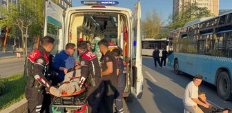 Çorlu'da otobüse çarpan motosiklette 2 yaralı
