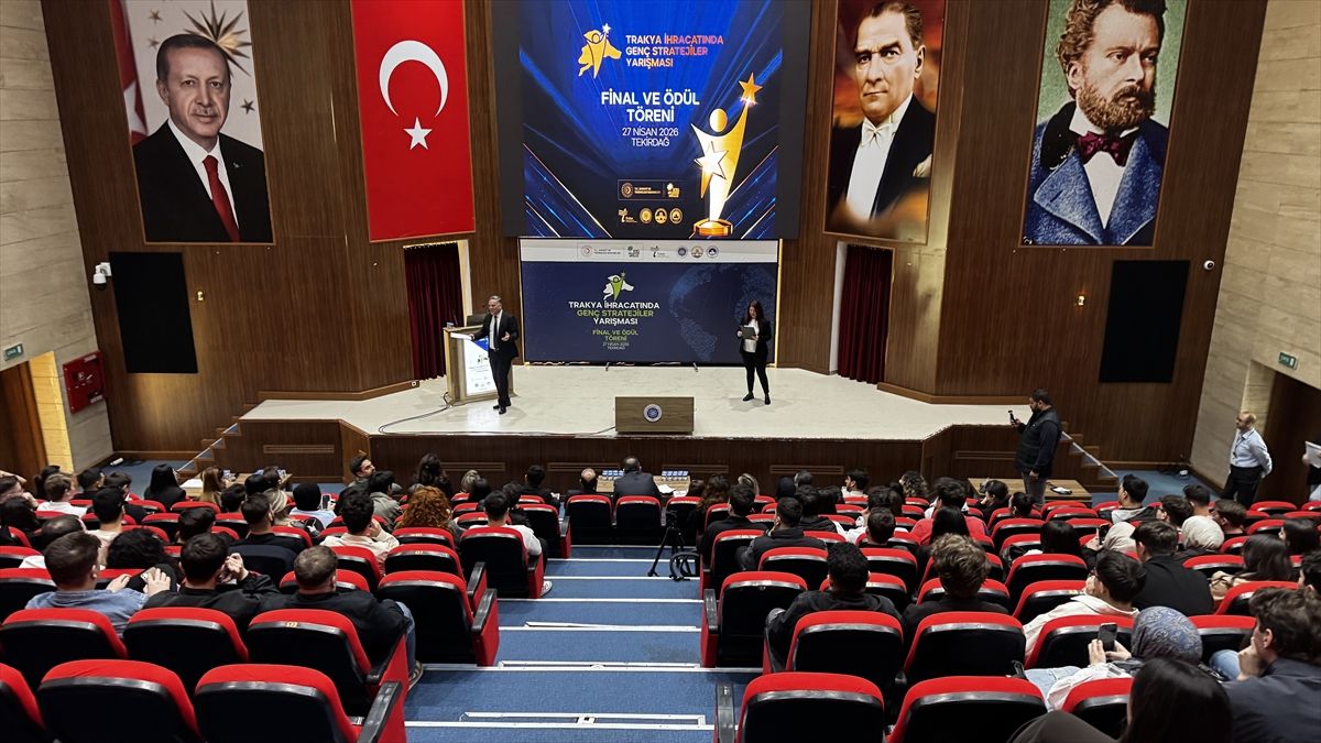 Tekirdağ'da 'Trakya İhracatında Genç Stratejiler' yarışmasının finali yapıldı