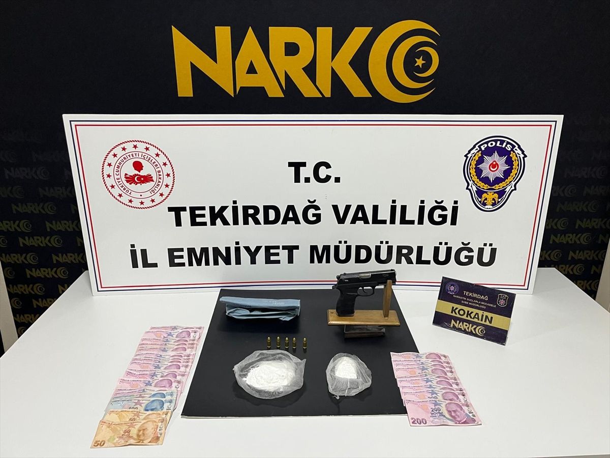 Tekirdağ'da uyuşturucu operasyonlarında 15 şüpheli tutuklandı