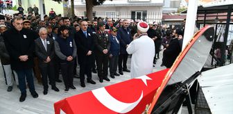 Tekirdağ'da vefat eden Kıbrıs gazisi son yolculuğuna uğurlandı