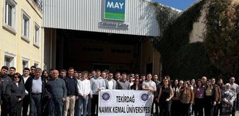 Tekirdağ NKÜ öğrencileri tohum firmasını ziyaret etti