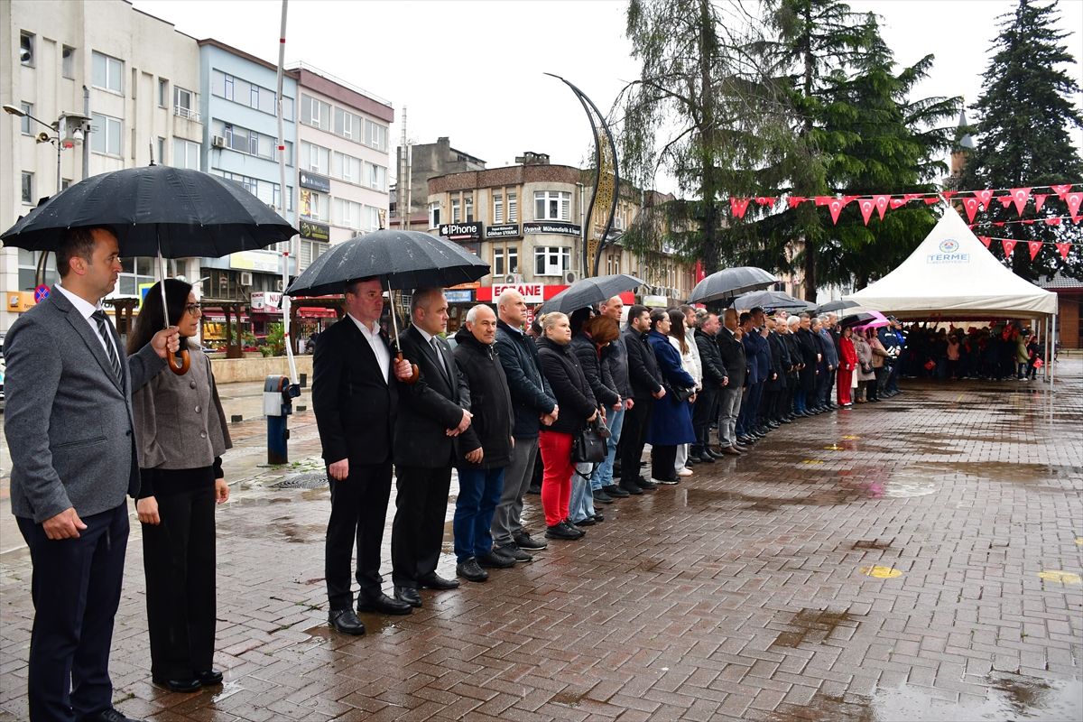 Terme'de 23 Nisan Ulusal Egemenlik ve Çocuk Bayramı kutlandı