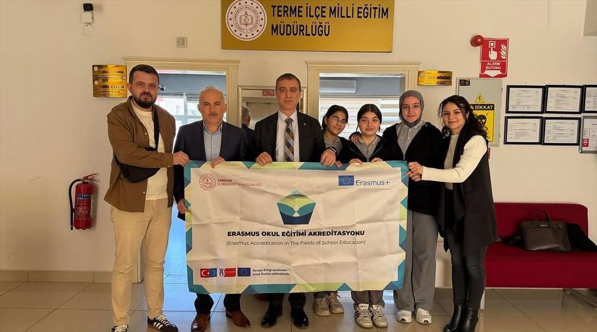 Terme'de Erasmus+ projeleri ile öğrenci ve öğretmenler uluslararası deneyim kazanıyor