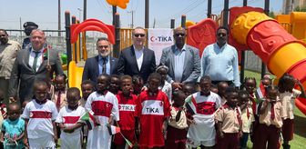 TİKA'nın Sudan'da kurduğu çocuk parkı açıldı