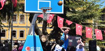 Trabzon'da 3x3 basketbol etabı başladı