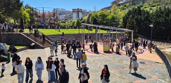 Trabzon'da çocuklar Macera Parkı'nda yoğunluk oluşturdu